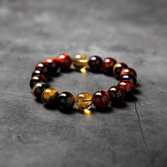 Autumn Fire - Tiger's Eye & Citrine Bracelet image 2