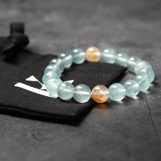 Coastal Light - Aquamarine & Citrine Bracelet image 3