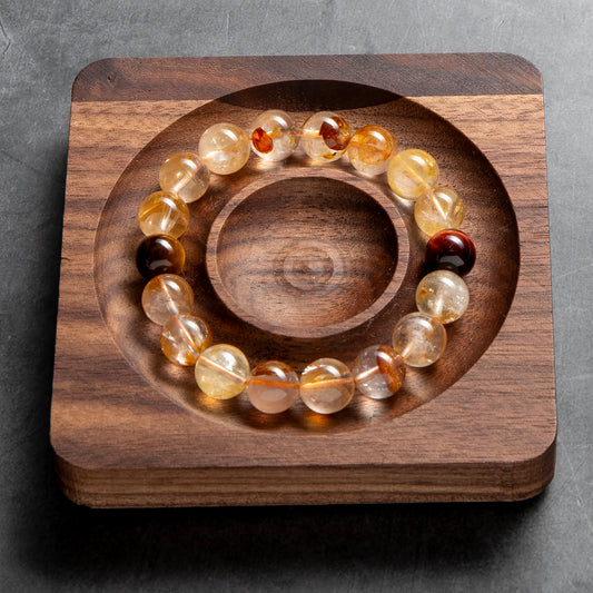 Golden Hour - Citrine & Smoky Quartz Bracelet image 3
