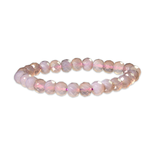 Morning Haze - Lilac Faceted Chalcedony Bracelet image 2
