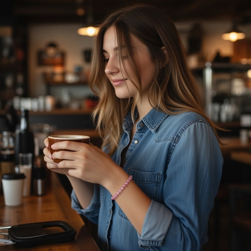 Kiseki's Pink, Lilac and Purple Bracelets