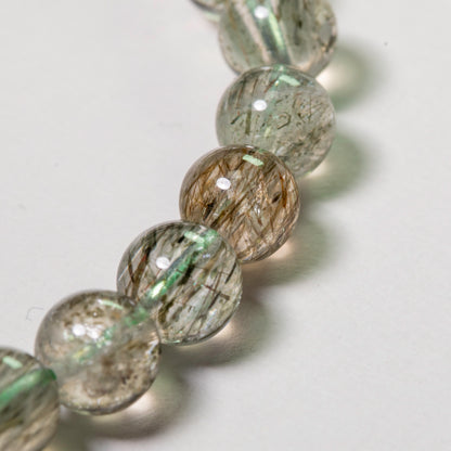 Green Ocean - Tourmalinated Quartz Bracelet