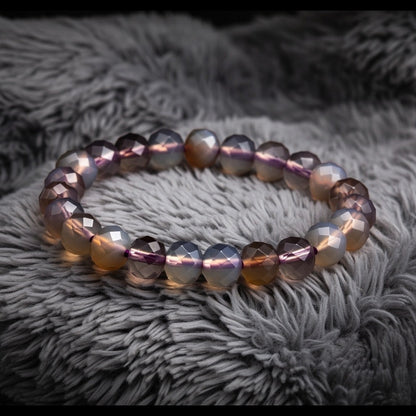Morning Haze - Lilac Faceted Chalcedony Bracelet