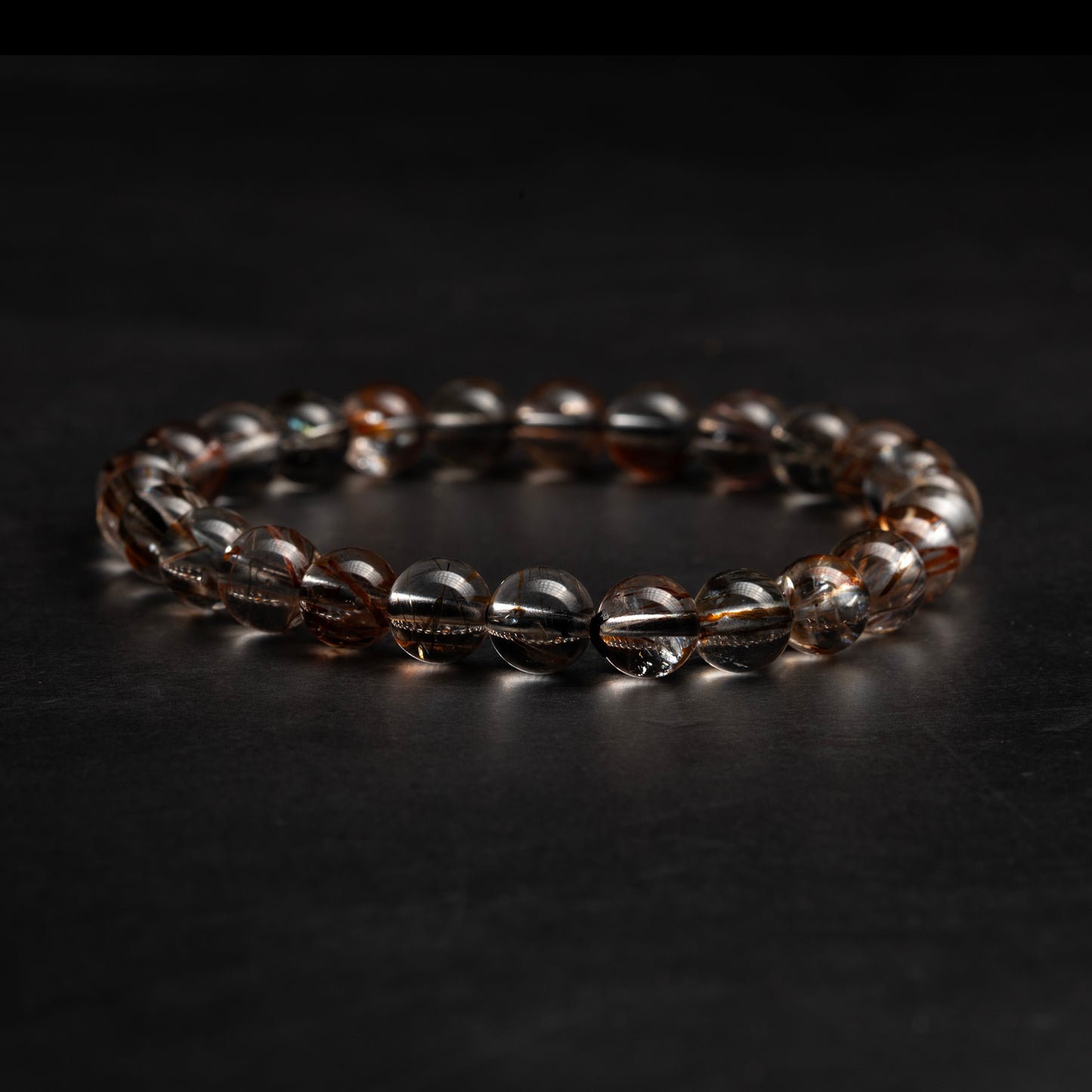 Amber Morning - Natural Rutilated Quartz Bracelet