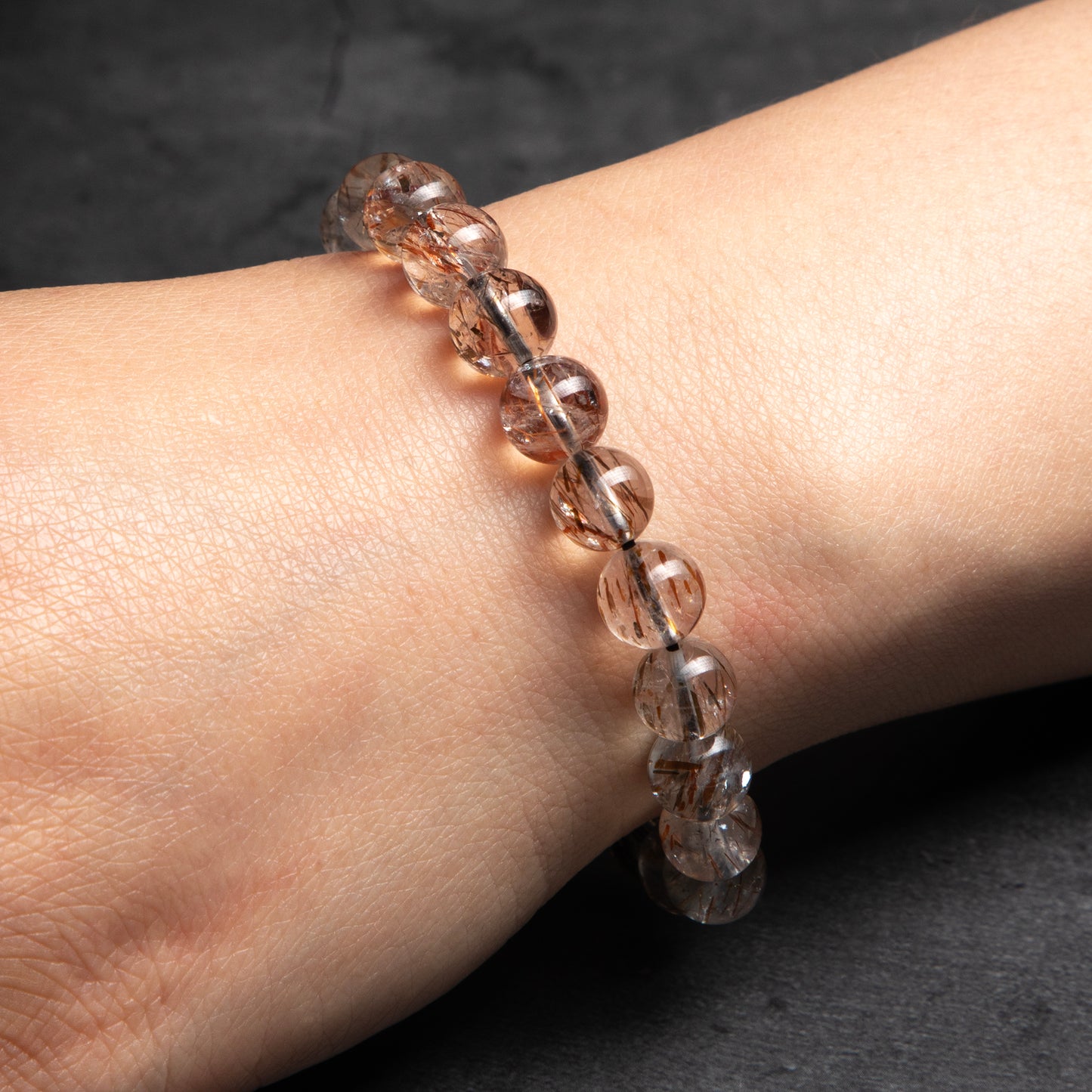 Amber Morning - Natural Rutilated Quartz Bracelet