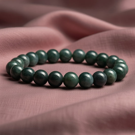 Deep Moss - Nephrite Jade Bracelet image 3
