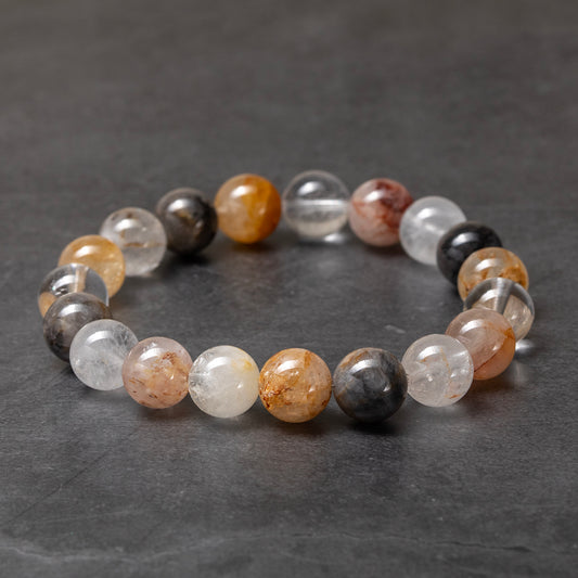 Mirage - Rutilated and Phantom Quartz Bracelet image 3