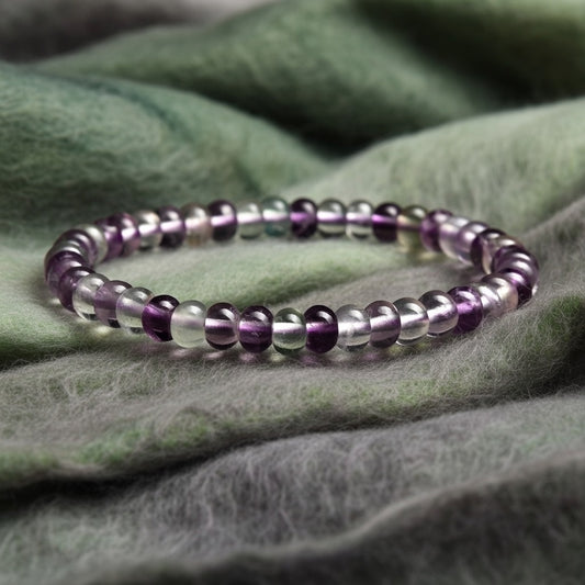 Heather Mist - Natural Fluorite Bracelet image 3