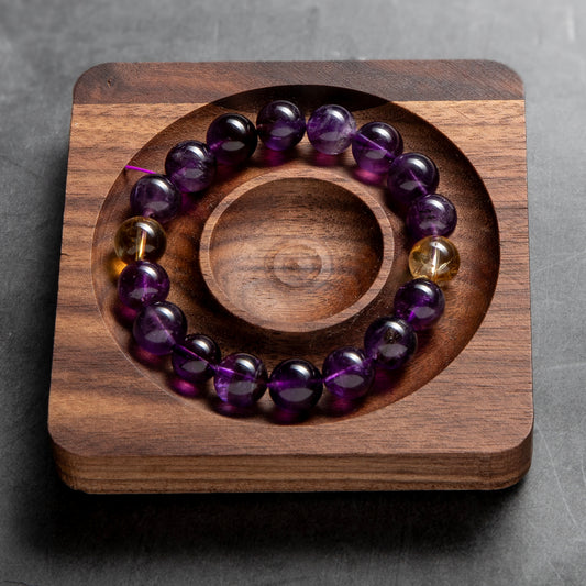 Royal Dusk - Amethyst & Citrine Bracelet image 3