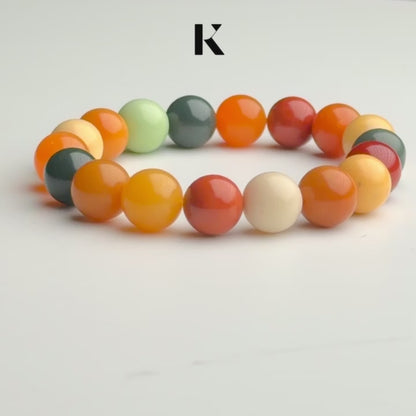 Daichi - Mookaite Jasper & Bloodstone Bracelet