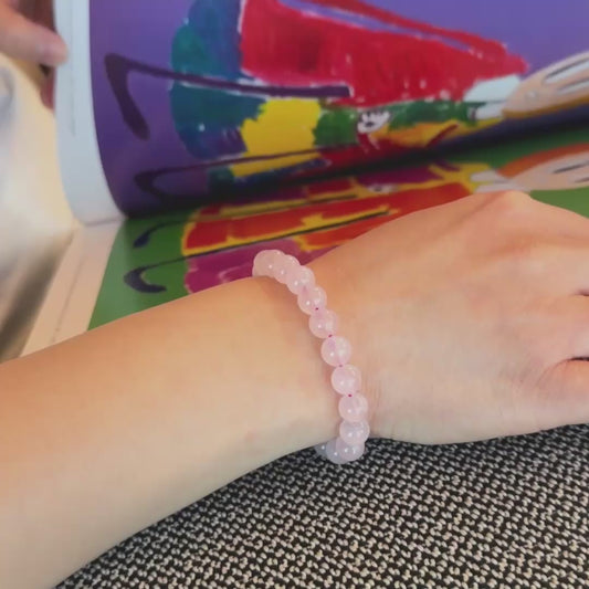 Pink Dreams - Rose Quartz Bracelet image 3