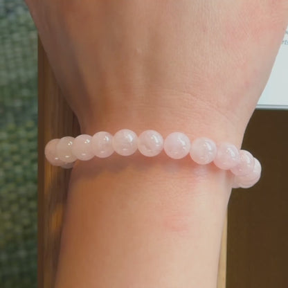 Blush - Pale Pink Quartz Bracelet