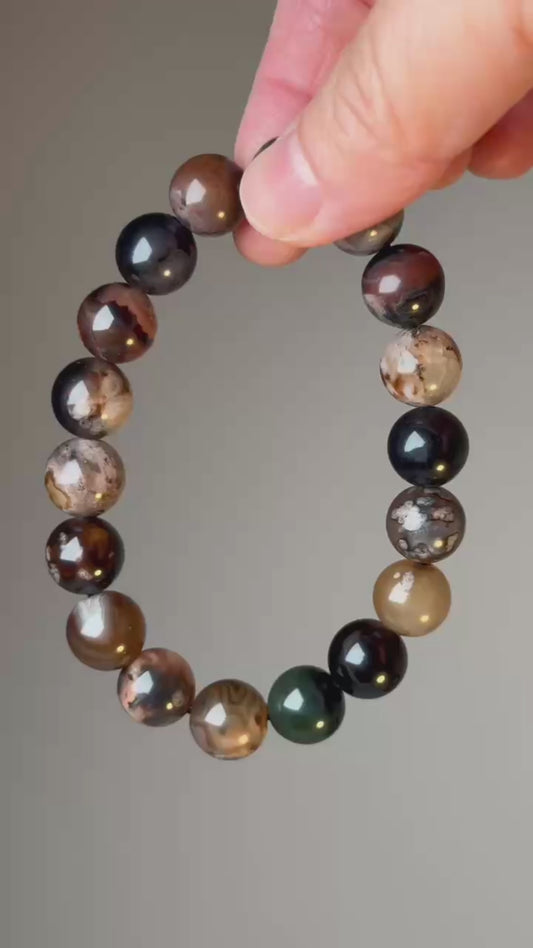 Earth - Bronzite & Earth Jasper Mix Bracelet image 3
