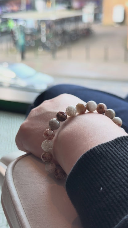 Fossil - Bamboo Leaf Agate Bracelet